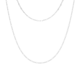 3mm Figaro Chain (Sterling Silver) - Lencia & Morgan